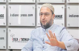 Asaduddin Owaisi, Article 370, trump