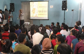 documentary film ‘Ram Ke Naam’, SFI, ABVP, University Delhi, Ambedkar University Delhi campus