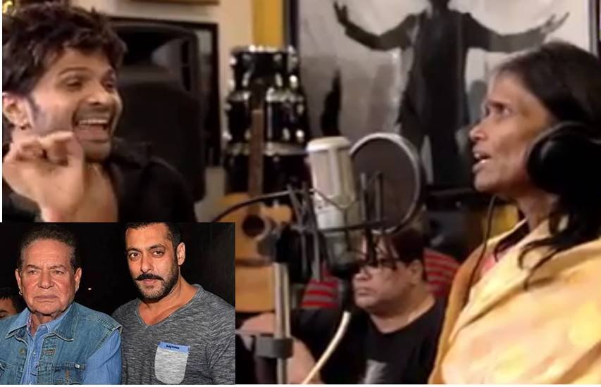 Himesh Reshammiya, Himesh Reshammiya, Salman KHan, entertainment news, Salman Khan Father Salim Khan, Ranu Mondal, Ranu Mandal, Himesh ReshammiyaRanu Mondali Video, Teri Meri Kahai song by Ranu Mondal, Ranu Mondali Viral Video, Ranu Mondali Singing in Railway Station, Ranu Mondali Singin With Himesh Reshamia, Ranu Mondal, Saman Khan Father Salim Khan, Singer Composer Hmesh Reshammiya, entertainment news, bollywood news, television news