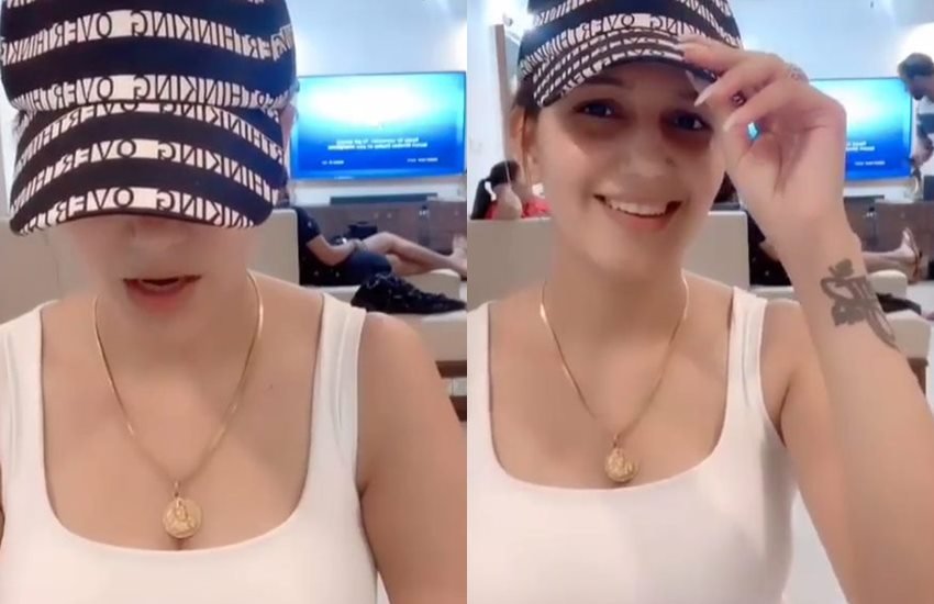 सपना चौधरी एक लोकप्रिय हरियाणवी डांसर हैं। फोटो सोर्स- वीडियो स्नैप शॉट। 