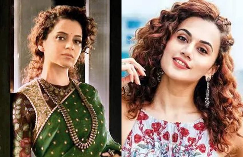 कंगना रनौत और तापसी पन्नू। फोटो-सोशल मीडिया