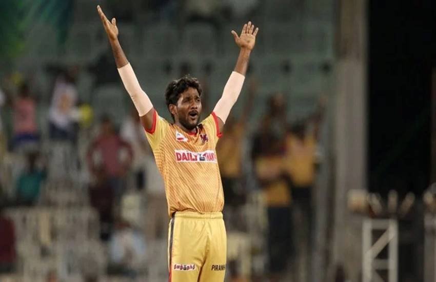 जी पेरियास्वामी। (Twitter/TNPremierLeague)