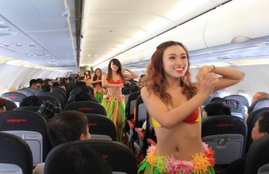 Vietjet Air, Bikini Air Hostess, Vietjet airlines services, Ho Chi Minh City, Vietnam, bikini airline, international destinations, super-saving tickets
