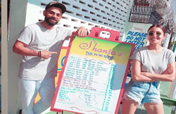 भारतीय खाने की चाह में वेस्टइंडीज की सड़कों पर घूमते दिखे विराट-अनुष्का, फिर ढाबे में बैठकर लिया पूरी सब्जी का मजा