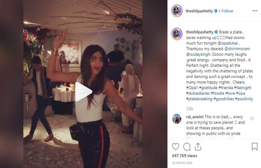 Shilpa Shetty का डांस वीडियो वायरल हो रहा है।