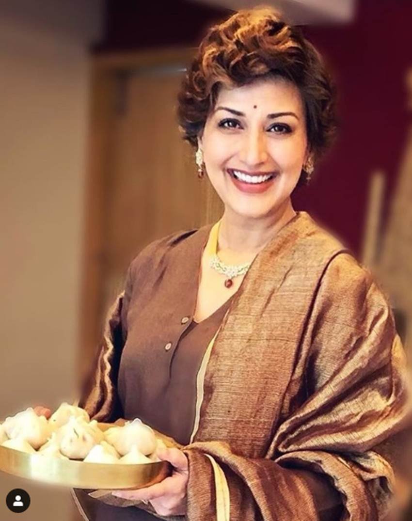 कुछ दिनों पहले गणेश उत्सव के मौके पर सोनाली ने अपनी ये तस्वीर शेयर की थी।