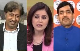 Chandrayaan-2 Mission, Chandrayaan-2, ISRO, India, Pakistan, ABP News, Debate, Anchor Romana Isar Khan, BJP Spokesperson, Shahnawaz Hussain, Pakistani Journalist, Javed Gaffari, Jammu and Kashmir, Poem, Debate, Trending News, Hindi News