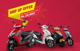 Ampere Electric Scooter Discount Offer, best electric scooter in india, Ampere Electric Scooter price, discount offers on electric scooters, discount offers on scooter