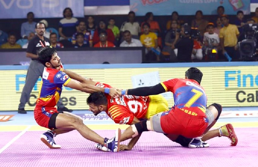 यूपी योद्दा ने जीता मुकाबला (फोटो सोर्स-pro kabaddi)
