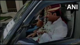 amajwadi party, akhilesh yadav in rampur, SP leader Firoz Khan, SP leader dresses as groom, rampur administration, akhilesh yadav