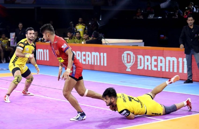 दबंग दिल्ली ने जीता मुकाबला (फोटो सोर्स-PRO KABADDI)
