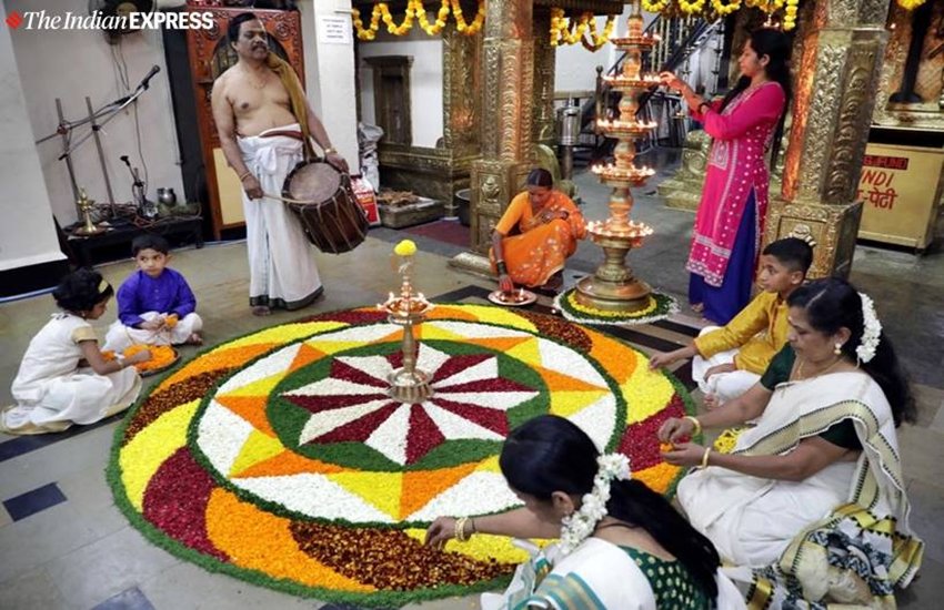 Happy Onam 2019: 
त्योहार से बच्चों को जोड़ने के लिए उन्हें रंगोली आदि बनाने के लिए प्रेरित करें। फोटो सोर्स: इंडियन एक्सप्रेस
