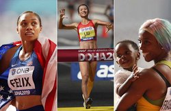 वर्ल्ड एथलेटिक्स में Mom’s का जलवा, जमैका की शैली एन फ्रेजर प्राइस, अमेरिका की एलिसन फेलिक्स और चीन की लियू होंग ने रचे इतिहास