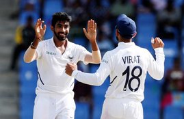 Jasprit Bumrah and Virat Kohli