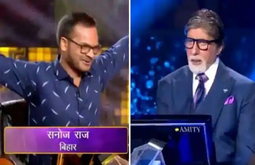 बिहार के सनोज राज बनेंगे केबीसी 11 के पहले करोड़पति। फोटो सोर्स: सोनी टीवी