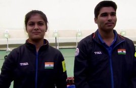 Manu Bhaker and Saurabh Chaudhary