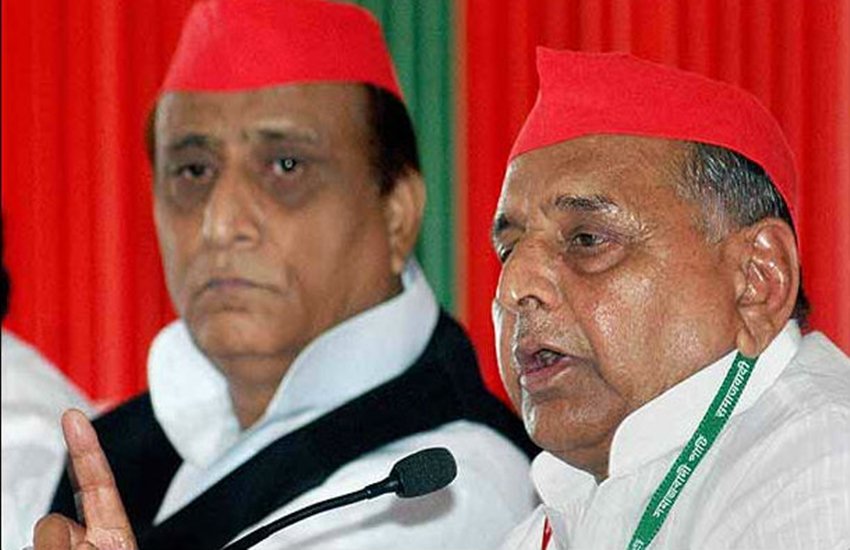Samajwadi Party, sp, Mulayam Singh Yadav, Akhilesh Singh Yadav, press conference, azam khan, sp mp, sansad, rampur Samajwadi Party, sp, Mulayam Singh Yadav, Akhilesh Singh Yadav, press conference, azam khan, sp mp, sansad, rampur