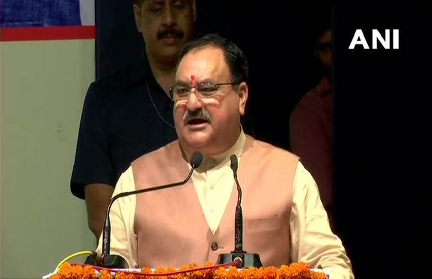 जेपी नड्डा ने बताया कि परिसिमन में गुर्जर और बकरवाल समुदाय के लिए सीटें रिजर्व रहेंगी। (फोटो सोर्स: ANI ट्विटर हैंडल)