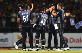 New Zealand Team in Sri Lanka