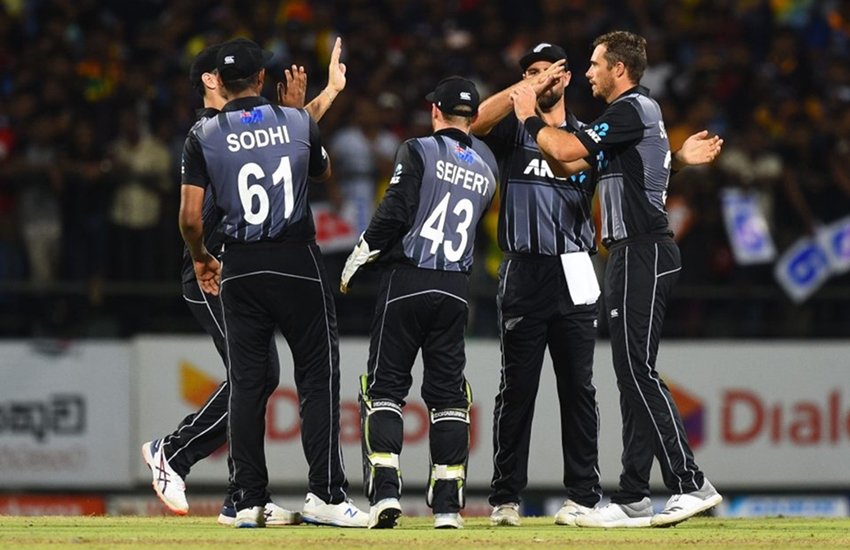 New Zealand Team in Sri Lanka