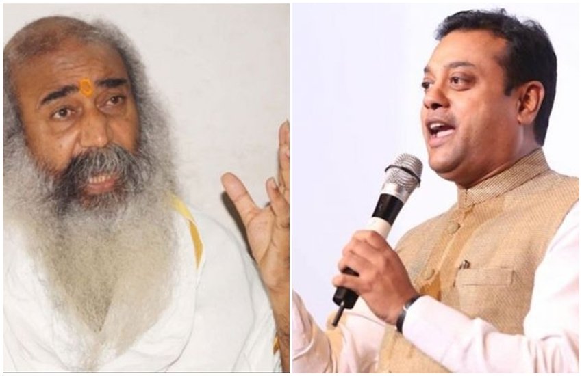 टीवी डिबेट के दौरान संबित पात्रा और प्रमोद कृष्णम के बीच हल्की कहासुनी हो गई।