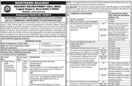 RRCNR MTS Recruitment 2019, RRCNR MTS Vacancy 2019, Northern Railway recruitment, Northern Railway Jobs, Railway Recruitment, RRB, RRB NTPC Admit Card