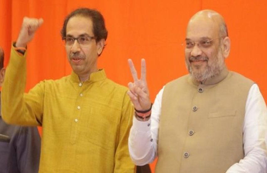 उद्धव ठाकरे व अमित शाह।(फाइल फोटो)