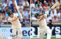 VIDEO: स्टीव स्मिथ ने खेला अजीबो गरीब शॉट, पिच पर गिरकर पूरा किया अर्धशतक