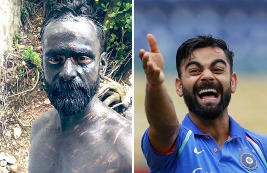 मोहम्मद हफीज और विराट कोहली।