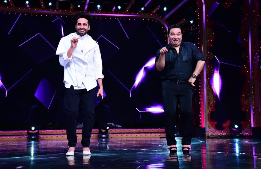 Ayushmann Khurrana, nach baliye 9, dream girl, dream girl actor, nushrat bharucha, dream girl actor ayushmann khurrana, ahmed khan, Ayushmann Khurrana in nach baliye 9, Ayushmann khurrana comesy movie, ayushmann dance, dream girl puja,bollywood, आयुष्मान खुराना, नच बलिए 9, बॉलीवुड, ड्रीम गर्ल,