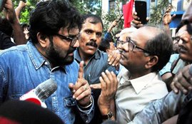 MP Babul Supriyo, SFI, AISA, Jadavpur University, Union Minister of State for Environment, ABVP, Sangh Parivar, governor Jagdeep Dhankhar, Left students wing, fascist forces, ABVP supporters, NRC, NRC is Assam, Jai Shri Ram, Congress, Jadavpur University teacher association, Fashion designer Agnimitra Paul, india news, Hindi news, news in Hindi, latest news, today news in Hindi