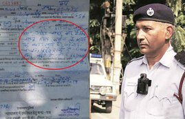 Cab driver Fined for wearing unbuttoned shirt, cab driver fined for wearing slipper, rajasthan, jaipur, cab driver fined for wearing chappal, motor vehicle act 2019, new traffic rules, how much fine for wearing slipper while driving, new traffic fine list