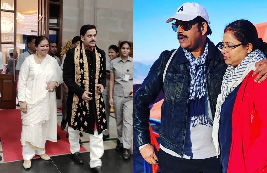भोजपुरी फिल्मों से बॉलीवुड और फिर संसद तक का सफर तय करने वाले रवि किशन की पत्नी प्रीति का आज जन्मदिन है। प्रीति के बर्थडे पर रवि किशन ने सोशल मीडिया पर पोस्ट लिख उन्हें बधाई दी है। रवि किशन ने पत्नी के साथ कुछ तस्वीरें भी शेयर की हैं। तस्वीरें शेयर कर रवि किशन ने लिखा- जन्मदिन मुबारक प्रीति, हर एक चीज के लिए तुम्हें धन्यवाग..आप मेरी ताकत हो। भगवान शंकर आपकी जिंदगी में हमेशा खुशियां बरकरार रखे।( All Pics: Ravi Kishan twitter)