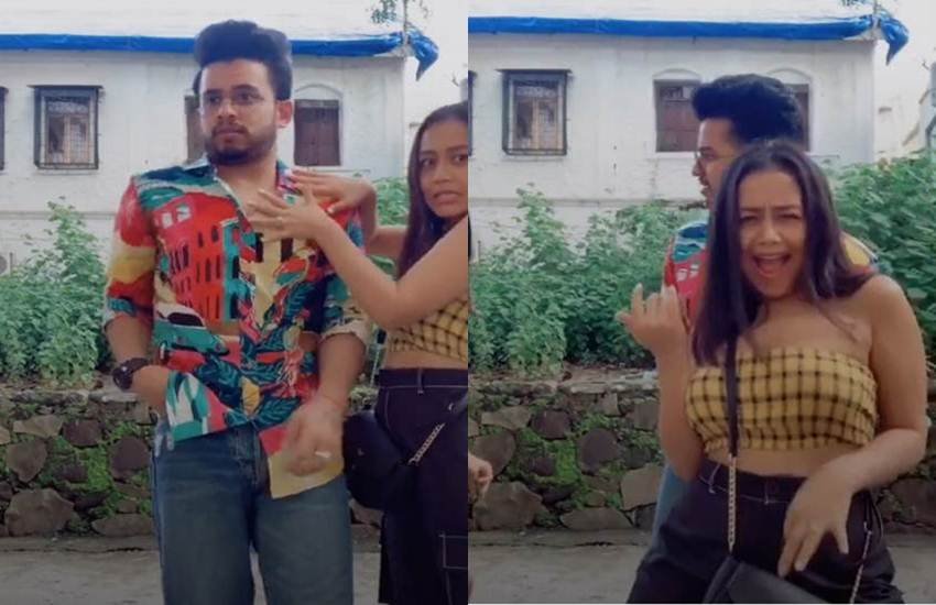 Tik Tok पर Neha Kakakkar और विभोर पाराशर का ये वीडियो वायरल हो रहा है।