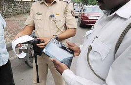 UP police, new traffice rule, challan, electricity department, JE, PUC, vehicle registration, police station, somprakash garg, Saharanpur, Meerut, india news, Hindi news, news in Hindi, latest news, today news in Hindi