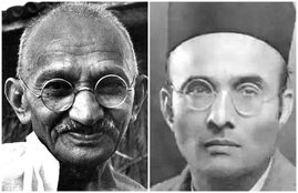 Mahatma Gandhi, vinayak Damodar sawarkar, hindutva, dusshara, narayan sawarkar, landon, maa durga, BBC, india news, Hindi news, news in Hindi, latest news, today news in Hindi