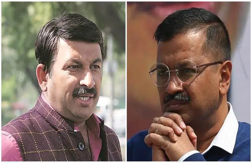 मनोज तिवारी और अरविंद केजरीवाल
फोटो क्रेडिट- इंडियन एक्सप्रेस 
