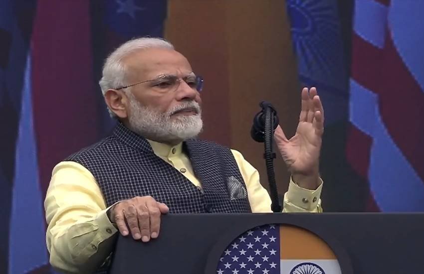 ह्यूस्टन के एनआरजी स्टेडियम में मोदी 