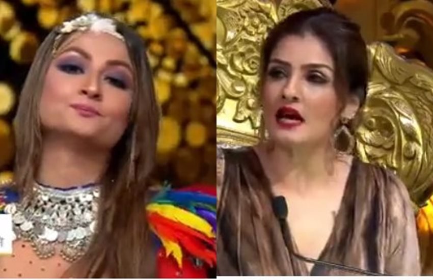 Nach baliye 9,Raveena Tondon, Fight In Show , Urvashi Dholakia, Anuj Sachdeva, Vishal aditya singh, Madhurima tuli, entertainment,tv, Dance reality show, Tv show, Baliye vs ex, Star plus, Salman khan,Entertainmen