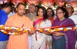 Yogi adityanath with nira radia