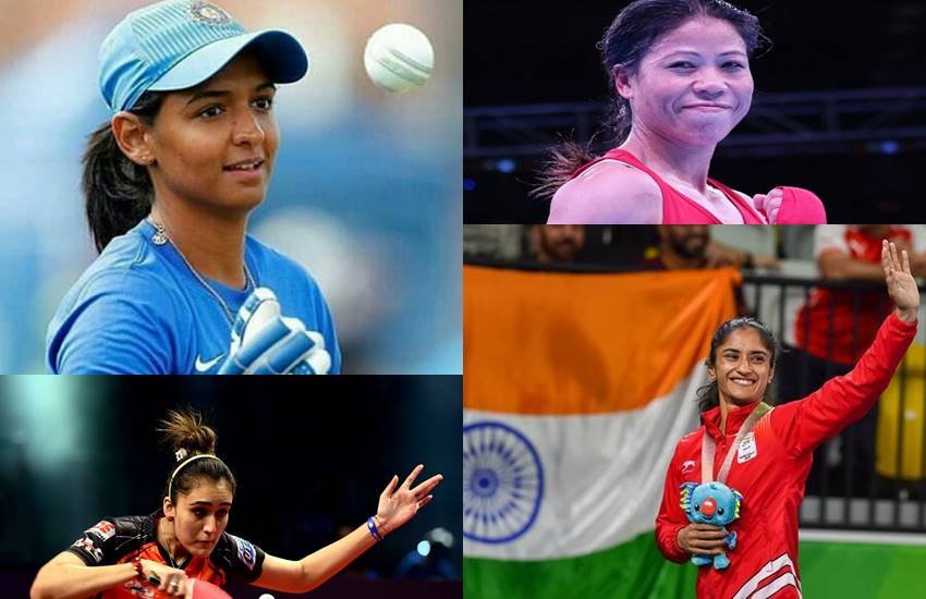 पहलवान विनेश फोगाट, टेबल टेनिस खिलाड़ी मनिका बत्रा, क्रिकेटर हरमनप्रीत सिंह, राष्ट्रीय महिला हाकी टीम की कप्तान रानी रामपाल, पूर्व निशानेबाज सुमा शिरूर और पर्वतारोही जुड़वां बहनें ताशी और नुनग्शी मलिक के नाम की सिफारिश भी पद्म श्री के लिये की गयी।