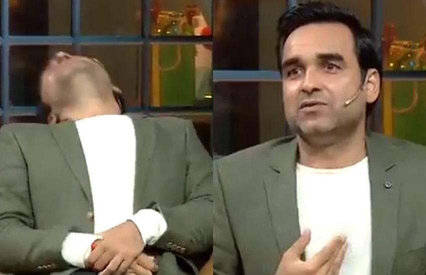 pankaj tripathi in kapil sharma, Pankaj tripathi, pankaj tripathi crying, manoj bajpayee, kumar vishwas, kapil sharma, kapil sharma show, pankaj tripathi in kapil sharm, kapil sharma weekend, the kapil sharma show, mirzapur, sacred games 2, the family man, पंकज त्रिपाठी,