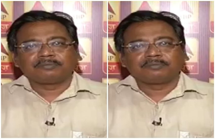 टीवी एंकर ने प्रबीर विश्वास को हड़काते हुए तैयारी करके हाने को कहा।