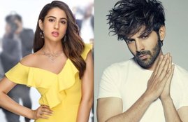 Sara Ali Khan, Kartik Aaryan, love aajkal 2, sara kartik aryan, sara kartik, Kartik holds umbrella for girlfriend Sara Ali Khan, Kartik Aaryan holds umbrella for Sara Ali Khan, Kartik Aaryan holds umbrella, Kartik Aaryan sara ali khan pics, Kartik Aaryan protects sara from rains, सारा अली खान, कर्तिक, कार्तिक आर्यन,