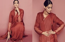 सोनम कपूर ने साड़ी को दिया एक अलग और अनोखा लुक, बहन रिया ने किया डिजाइन