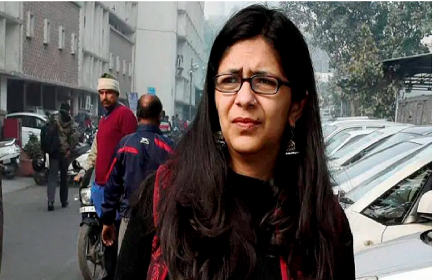 दिल्ली महिला आयोग की अध्यक्ष स्वाति मालीवाल। (indian express) 