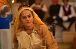 Saandh Ki Aankh, Movie Trailer, Taapsee pannu, Taapsee Pannu movie, Taapsee Pannu wiki, Taapsee Pannu pic Taapsee Pannu instagram, Taapsee Pannu age, Taapsee Pannu song, Taapsee Pannu movie, saand ki aankh, bhumi pednekar, taapsee and bhumi, buffalo, taapsee ran from buffalo, taapsee pannu social media, तापसी पन्नू, सांड की आंख,