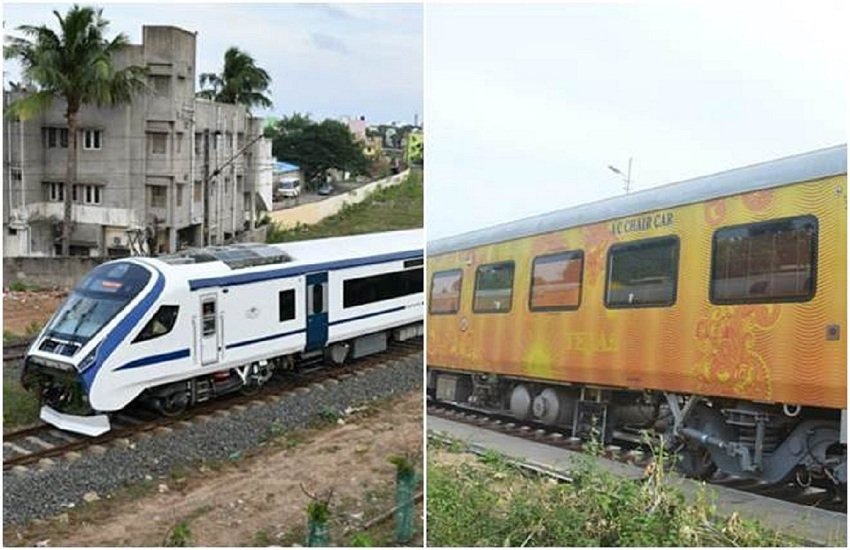 Vande Bharat Express vs IRCTC Tejas Express: जाने कौन सी ट्रेन है बेहतर। (source: financial express) 