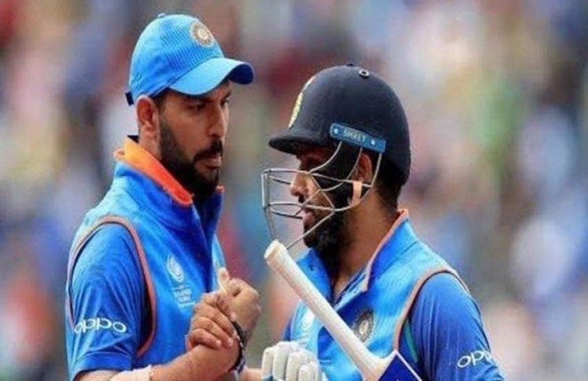 युवराज सिंह और रोहित शर्मा। (फोटो सोर्स- युवी इंस्टाग्राम) युवराज सिंह और रोहित शर्मा। (फोटो सोर्स- युवी इंस्टाग्राम)