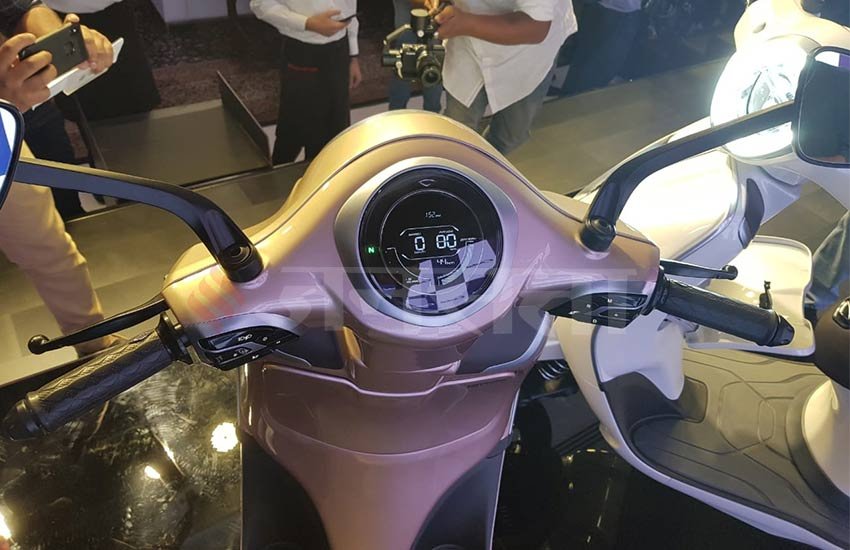 Bajaj Chetak elelctric instrument cluster